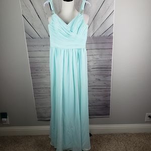 Teal bridesmaids dress size 6